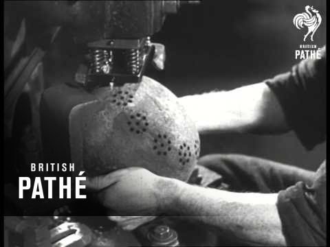 Что стало с немецкими касками после войны (1946)